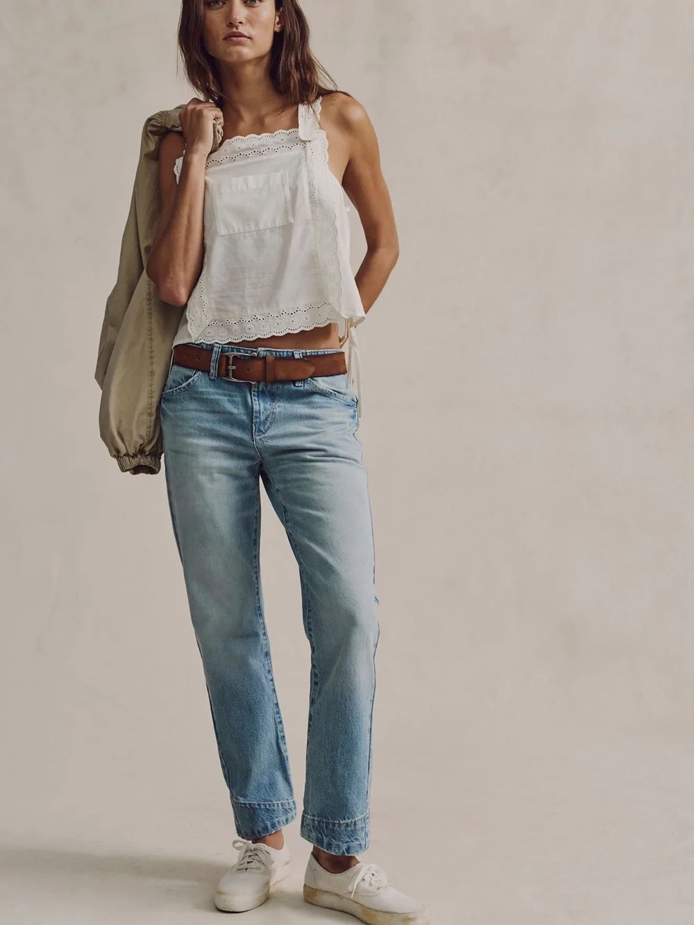 We The Free Leona Low rise Twisted slim jeans - Picture 1 of 8